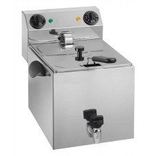 Friggitrice Snack-Bar Professionale Elettrica da Banco Vasca Singola Lt 10